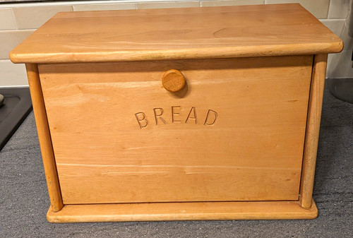 Beech tone wooden - bread, bin