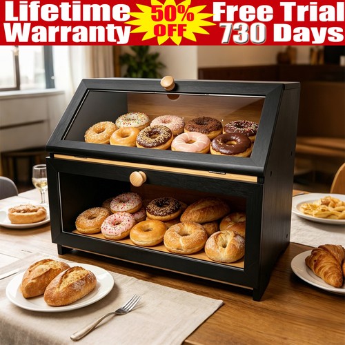 Bread bin tiers - double, layer
