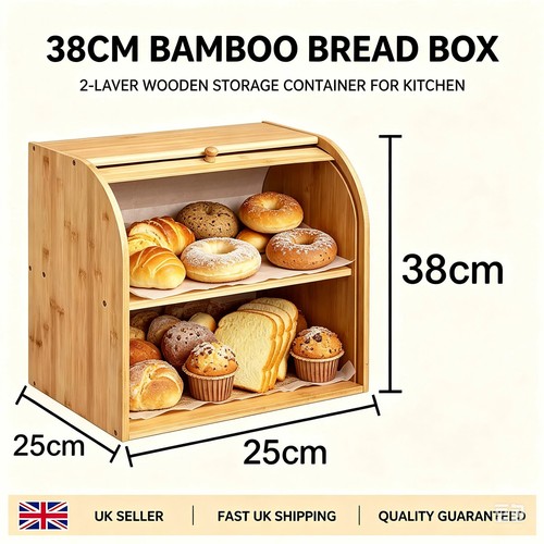 Bread bin tiers double layer - bread, 2