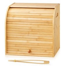 2 Layer Bamboo Bread Bin