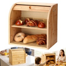 2 Tiers Double Layer Bread Bin