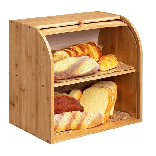 Bread bin tiers double - bin,