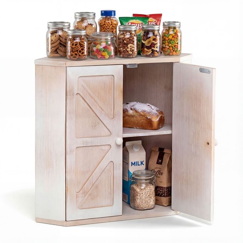 Corner bread storage bin for - corner,