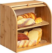 Bread Bin 2 Tiers Double Layer