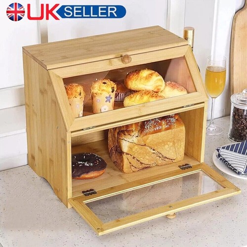Tier bamboo bread bin - 2,