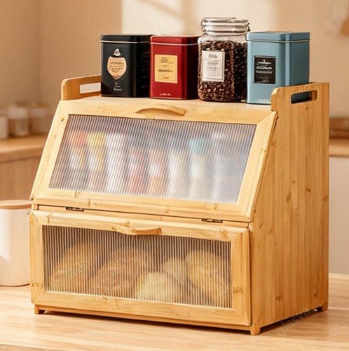 Double layer bamboo wooden - double,