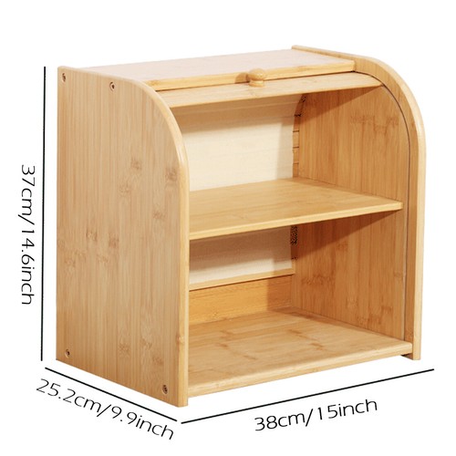Tier wooden bread - bin, —