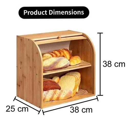 Bread bin tiers double - double, layer