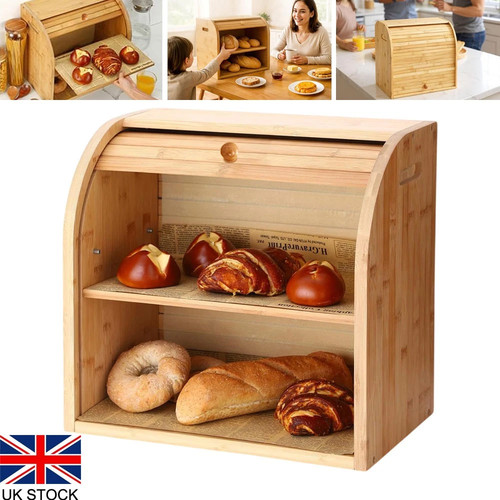 Bread bin tiers double layer - bin, 2